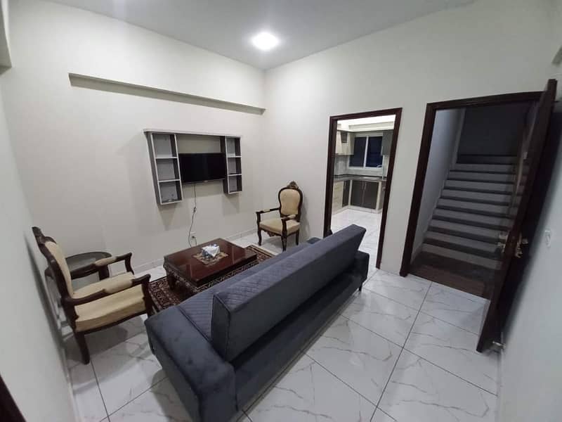 Furnished Only Short Time Studio Apartment For Rent in Big Shahbaz comm 4