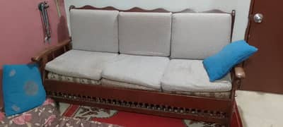 Wood Sofa set