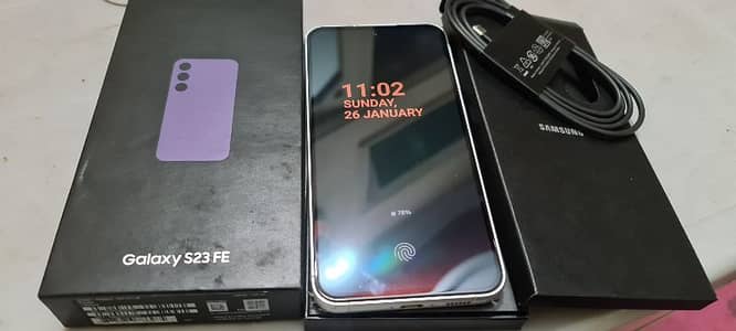 samsung s23fe non pta complete box 10.10 - Mobile Phones - 1097794828