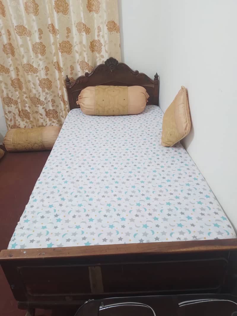 without mattress, tali wood bed for sale 1