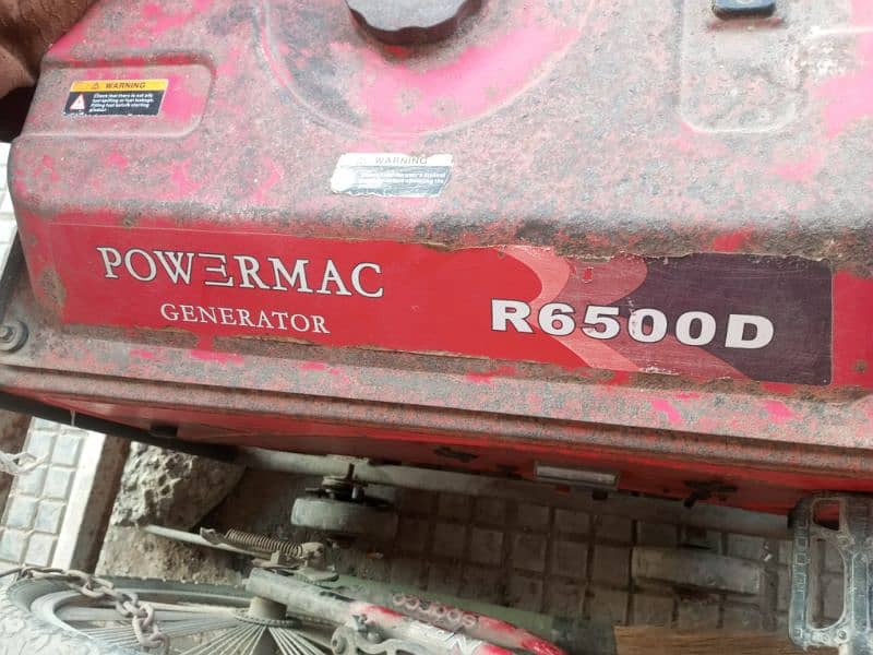 POWERMAC R6500 GENERETOR GREAT CONDITION IN RS:44999 6