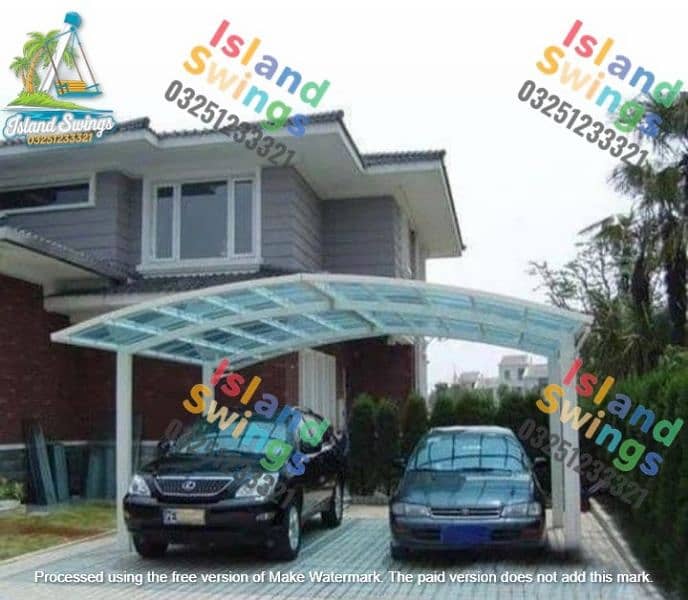 car parking shed / car parking/ fiber shed / tansail sheet shed/ 4