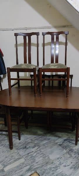 Dining Table with 6 chairs 2