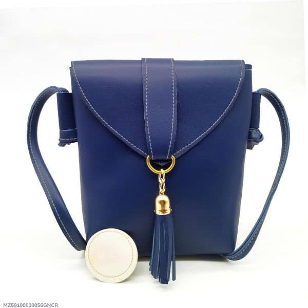 2 pcs pu leather handbags with long golden chain 11