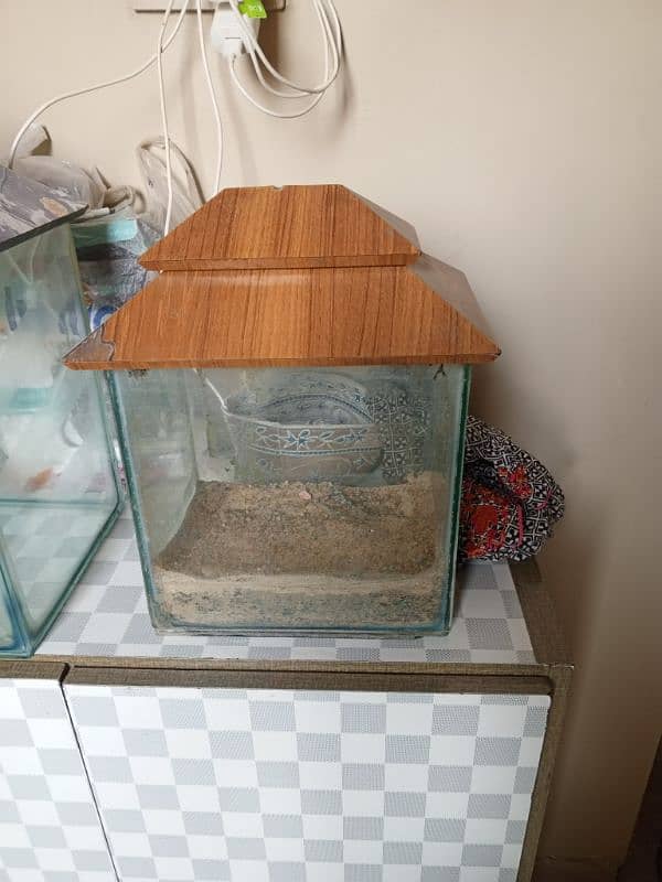 Fish aquarium accessories and 2 aquariums for sale 1