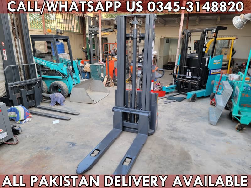 JAC CDD-15 1.5 Ton Full Electric Stacker Lifter Forklift for Sale 3