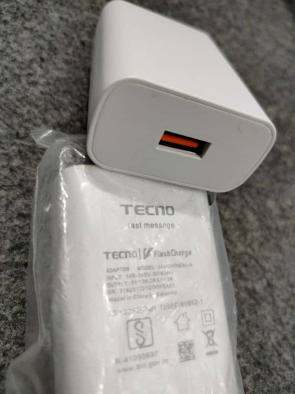 Tecno Charger With Cable 3