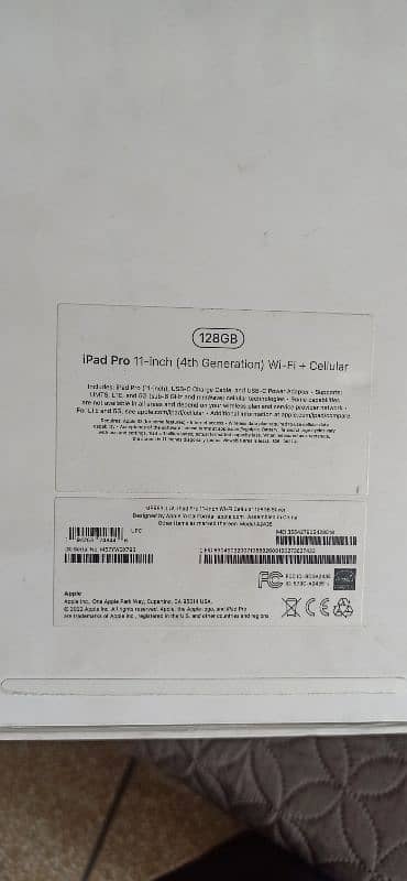 I pad pro M2 wifi +cellular 4