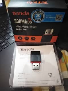 Tenda U3 Wifi Dongle Adapter 300Mbps Mini Wireless 11N USB