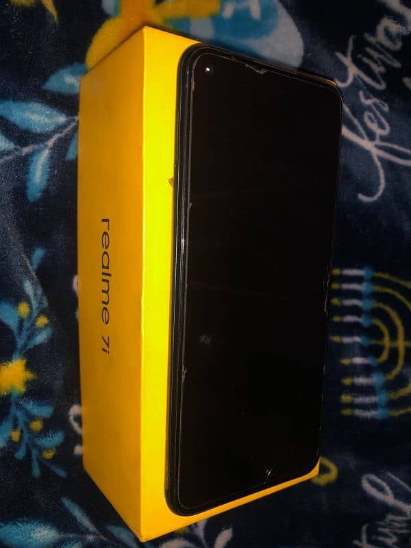 realme 7i 8/128gb full box lush condition urgent sale 1