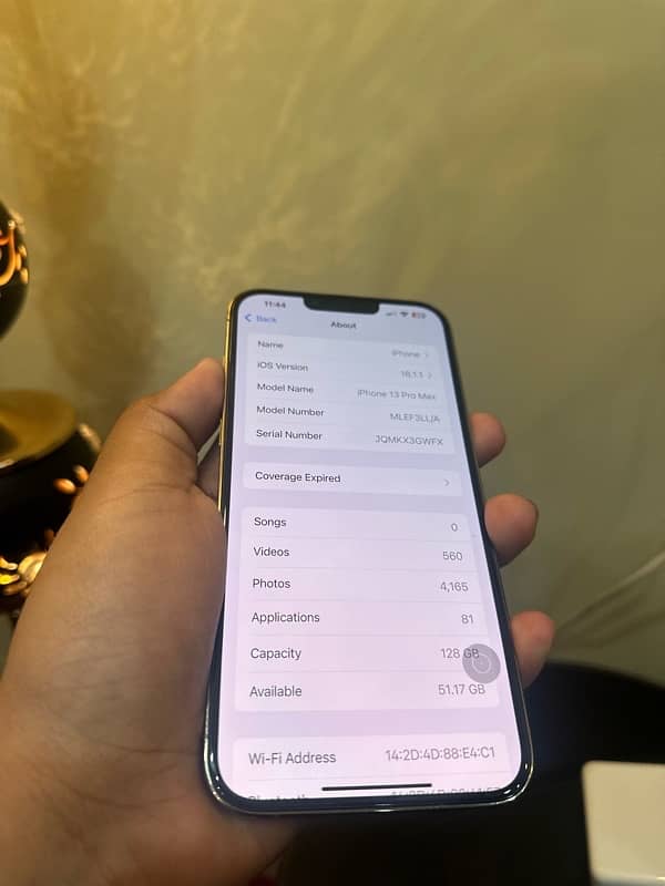 Iphone 13 pro max 128GB Pta Approved 7