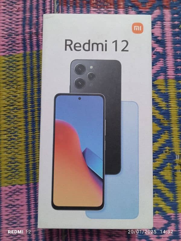 Redmi 12 4/128 storage condition 10by10 {03125577587} 3