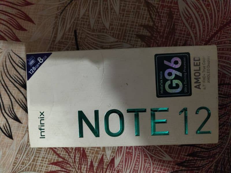 Infinix Note 12 G96 8/128 With Box 10