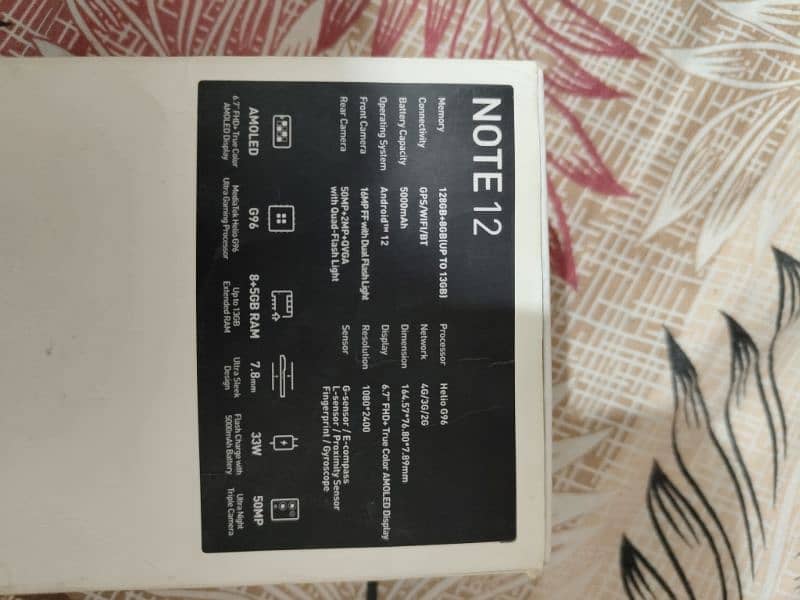 Infinix Note 12 G96 8/128 With Box 11