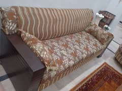 7 seater sofa set and tables