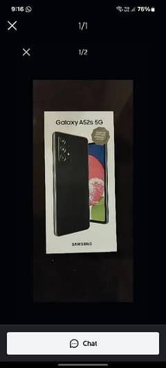 Samsung A52s5g For Sale [ just like new ] Used with extreme care