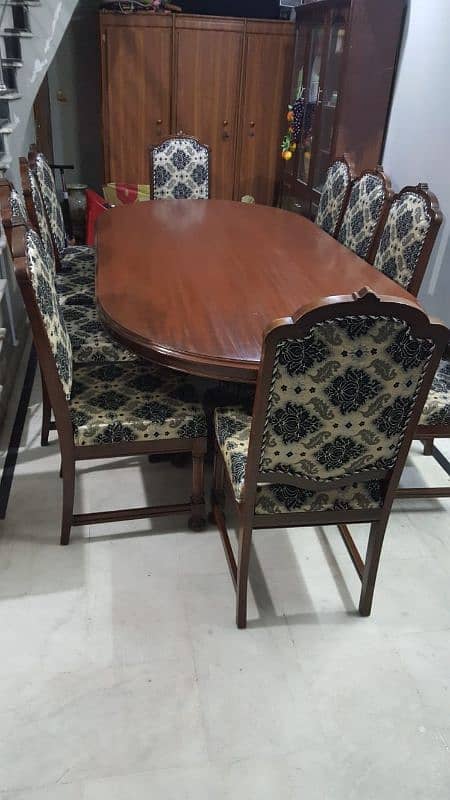 10 chairs and dinning table 1