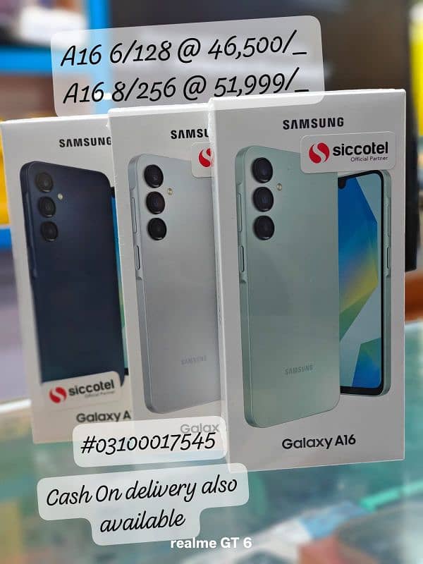 Samsung A16 Samsung A06 Boxpack Stock in Wholesale price Single pec 0