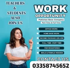 Online Part time Jobs available