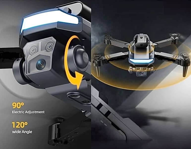 New Drone camera 4k hd triple camera setup with obstacle avoidance 4