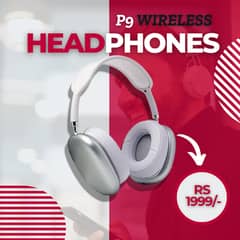 P9 Wireless Bluetooth Headphones With Mic Noise Cancelling Headsets