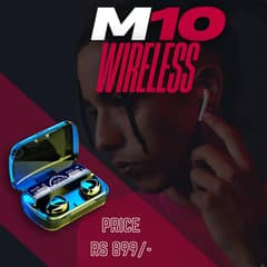 M10 Air buds Wireless Bluetooth EarBuds