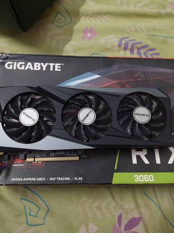 GEFORCE RTX 3060ti gaming oc 12gb graphics card , gigabyte veriont 0