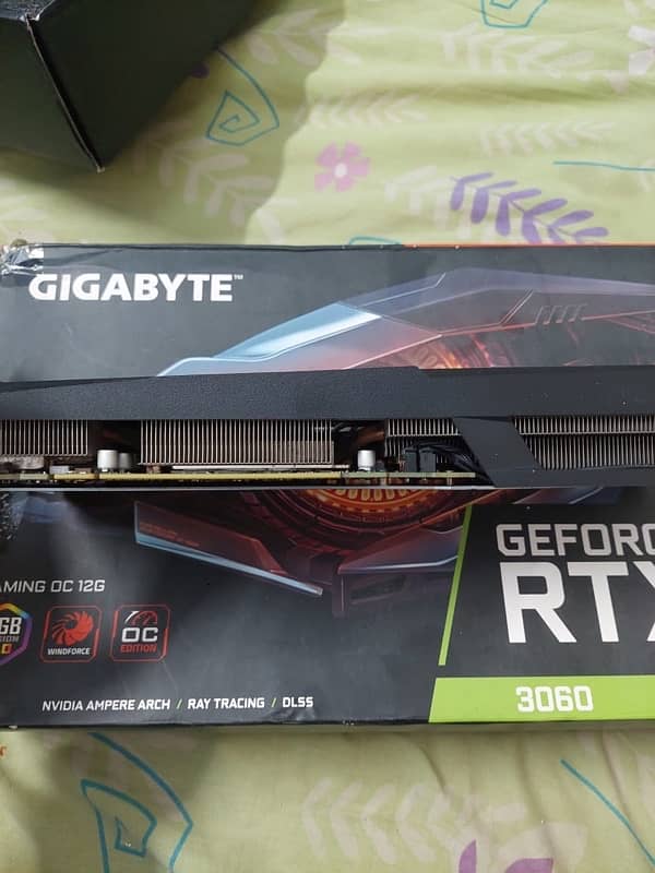 GEFORCE RTX 3060ti gaming oc 12gb graphics card , gigabyte veriont 3