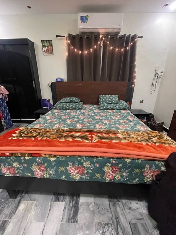 HABITT BED WITH 2 SIDE TABLES FOR SALE 1