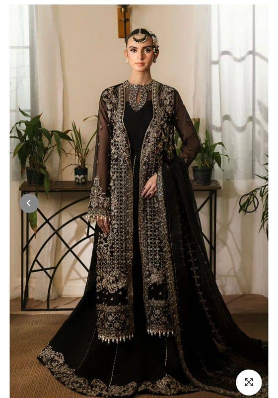 Black Gown with Lehnga 0