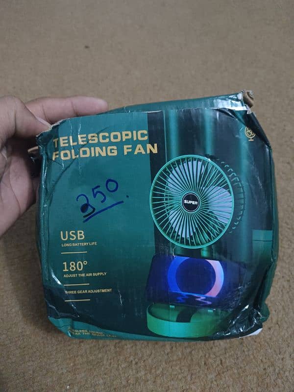 chargeable table fan 0