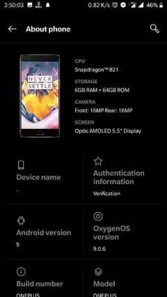 OnePlus 3T 6Gb 64Gb Official PTA Sale & Exchange Possible.