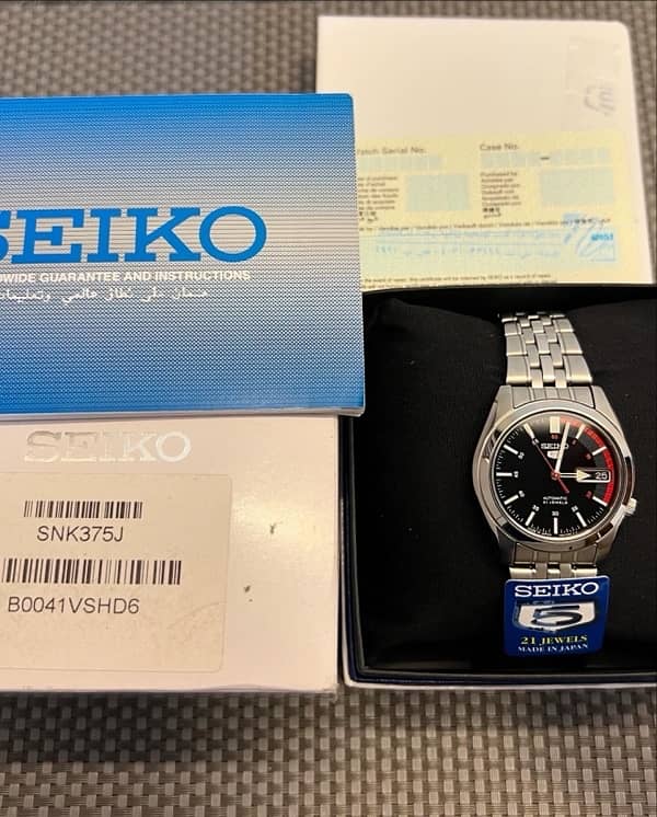 SEIKO 5 SPORTS AUTOMATIC JAPAN 6