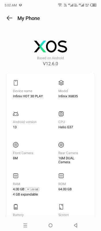 Infinix Hot 30 Play 64gb 1