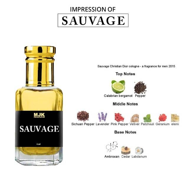 Sauvage Dior Attar Oil and Perfume 1