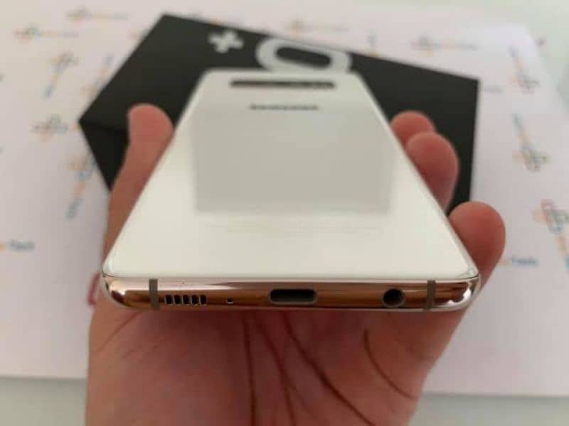 samsung s10 plus ram 8 gb128 condition 10by10 all ok pack sat non pta 3