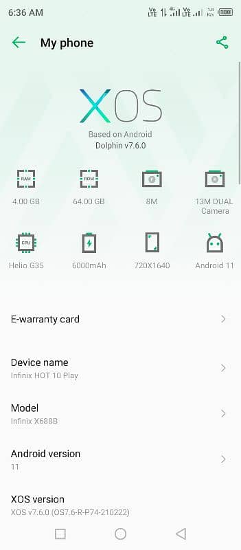 Infinix Hit 10 Play 4/64 Mobile 2