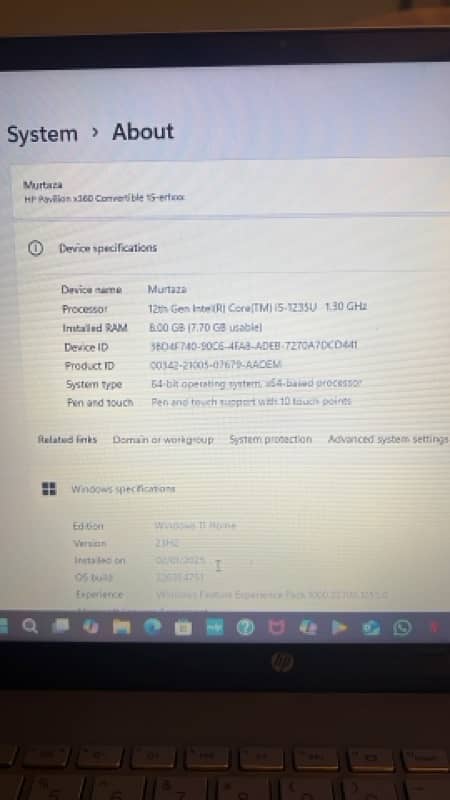 HP Pavilion x360 Convertible 3