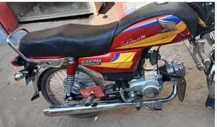 Honda CD 70 bikeargent for sale 03278007094