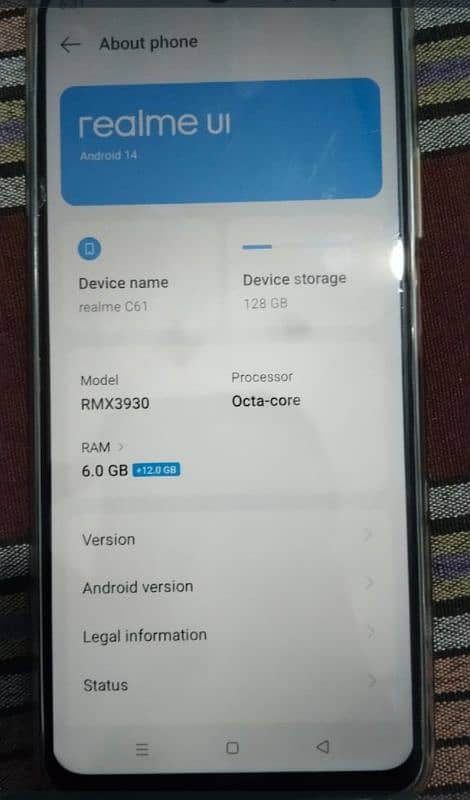 realme c61 4