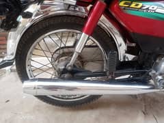 HONDACD70cc baik for sale urgently karachi number 2023 model