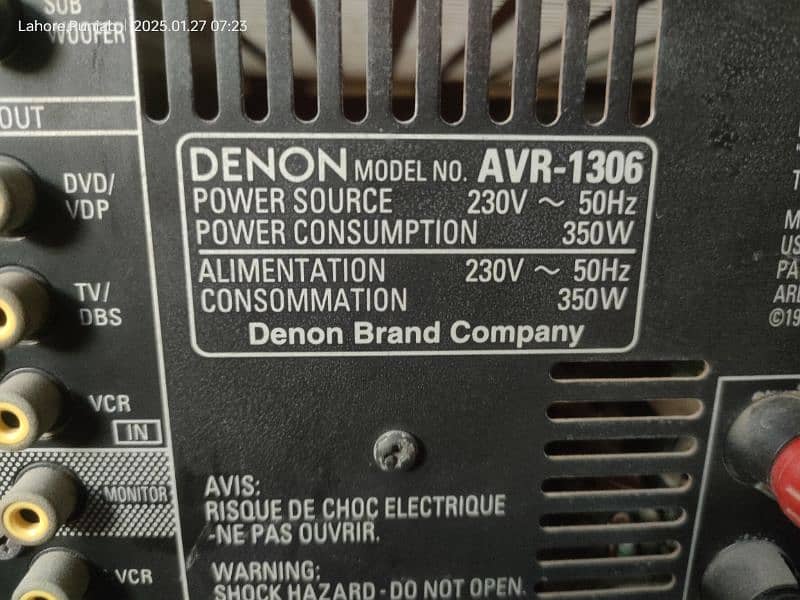 Denon amplifier 1