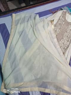 one maxi and one full heavy emroided shirt trouser and dopatta