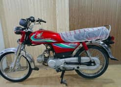 Honda CD 70 model 2017 for sale all documents complete hen