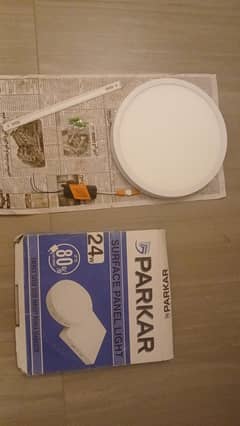 Surface Panel light new warm wight 24 watts large size round shape