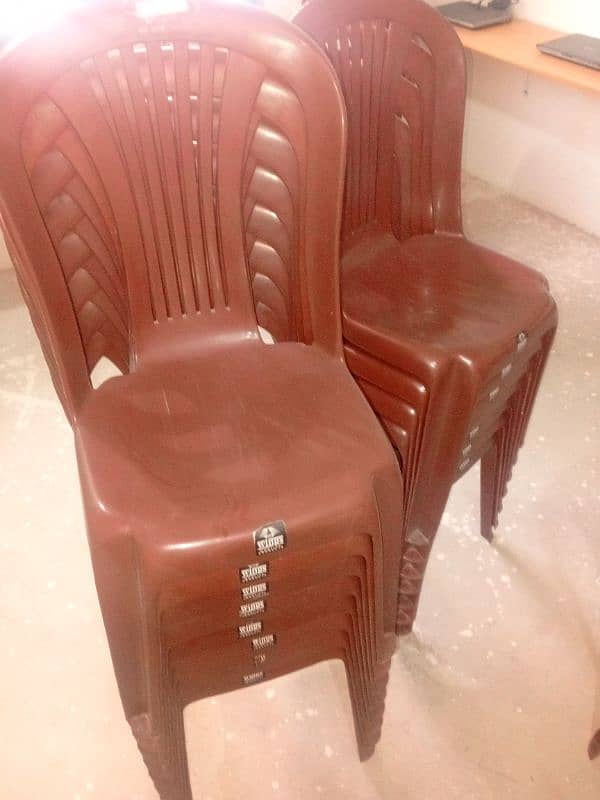 Plastic Chairs Available for Sale 1