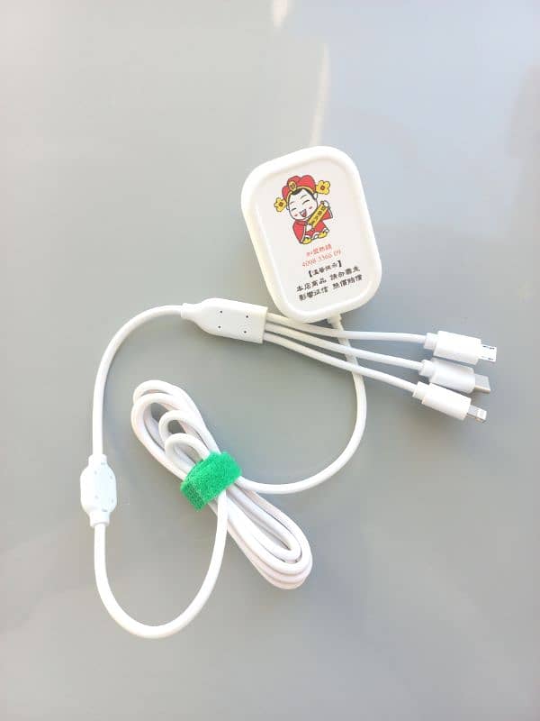 10W 3 in 1 Mobile Charger Mobile Adapter 0