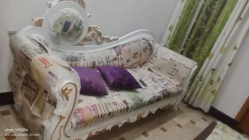 pure wooden bed set for sale 6