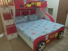 Triple Bed for Kids with Slide