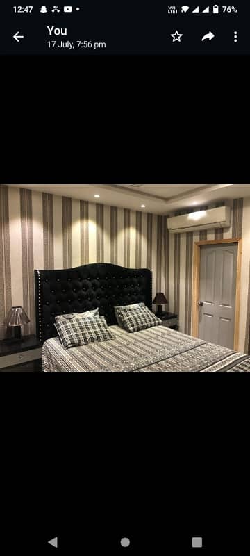 Fully Furnished Flat For Sale For Investment Perpus  in H3 Block Near Canal Road Emporium Mall Lahore 3